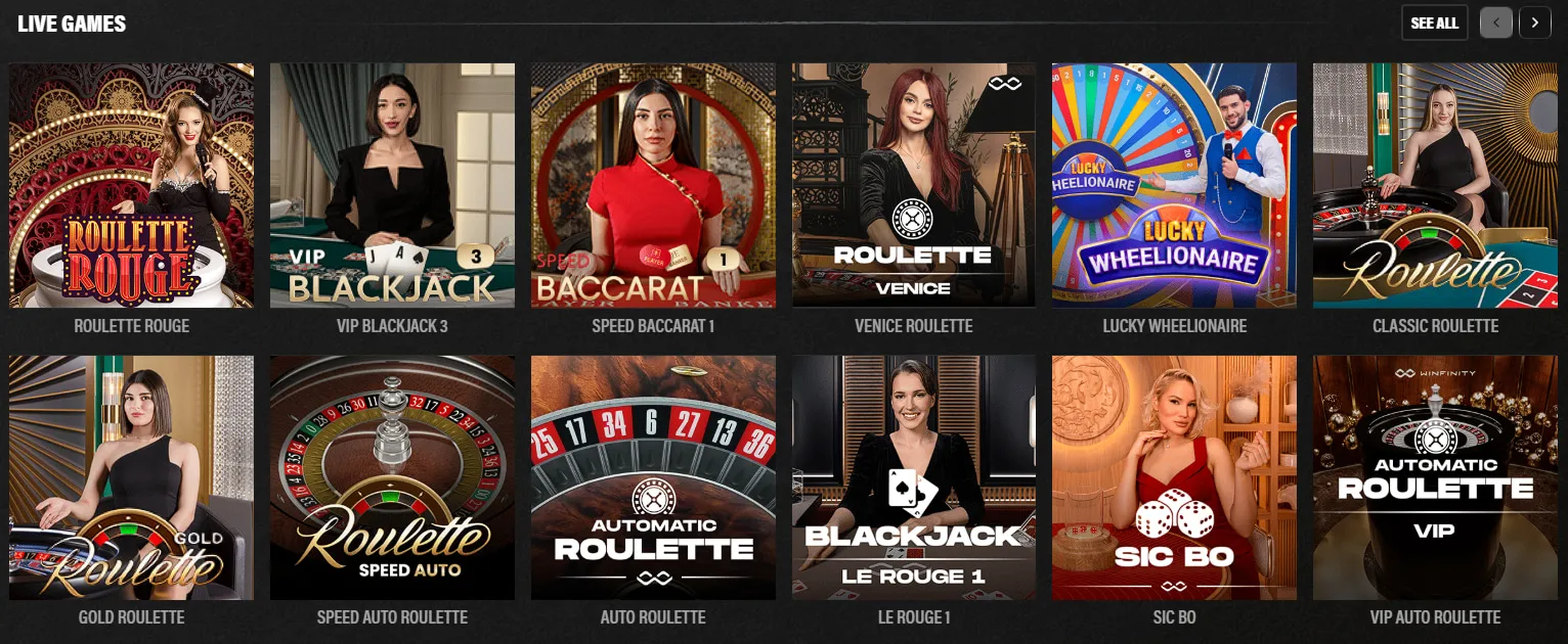 Les jeux de qualit&eacute; de Jokery au-del&agrave; des slots : live casino et sportsbook